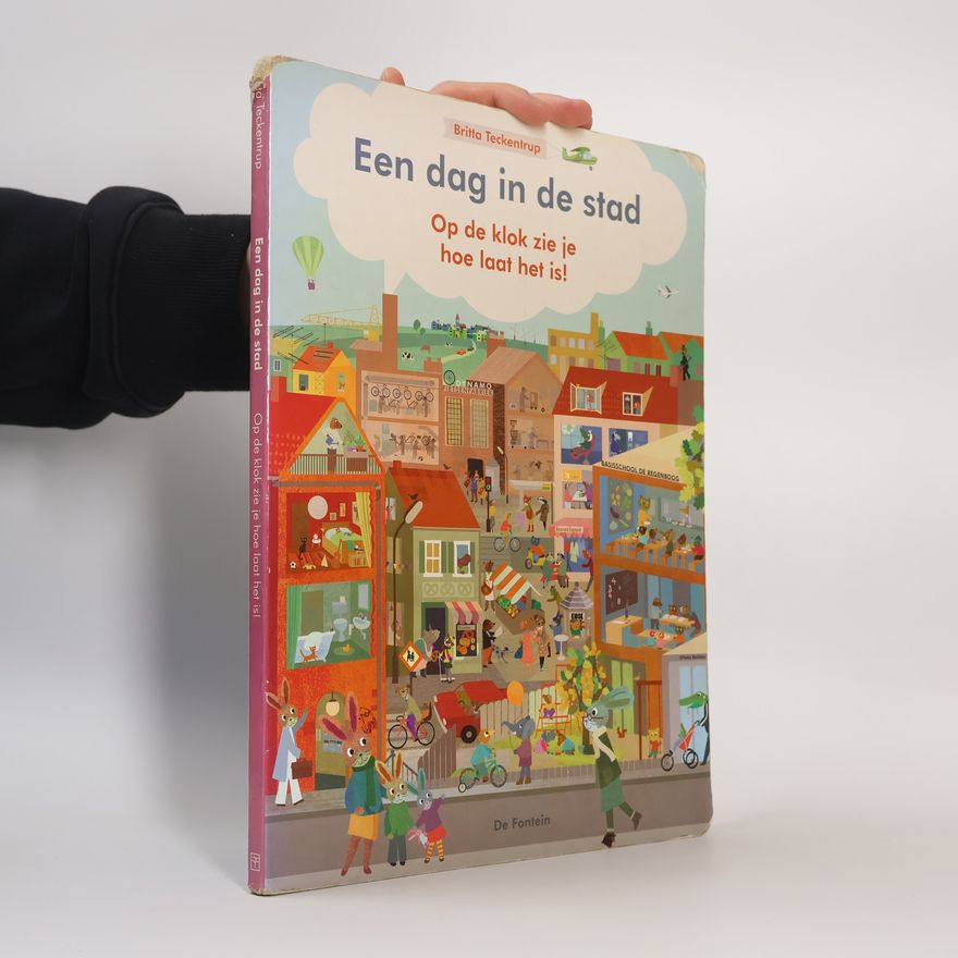 Britta Teckentrup Een dag in de stad - op de klok zie je hoe laat het is! - druk 1