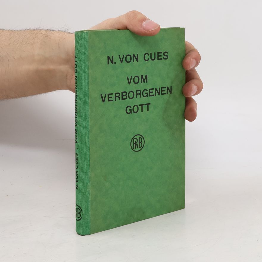E. Bohnenstaedt Vom verborgenen Gott