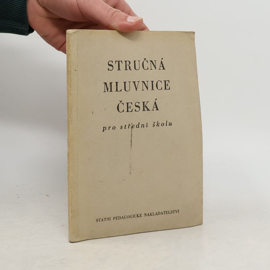 Alois Jedlička Stručná mluvnice česká pro II.-IV. třídu středních škol