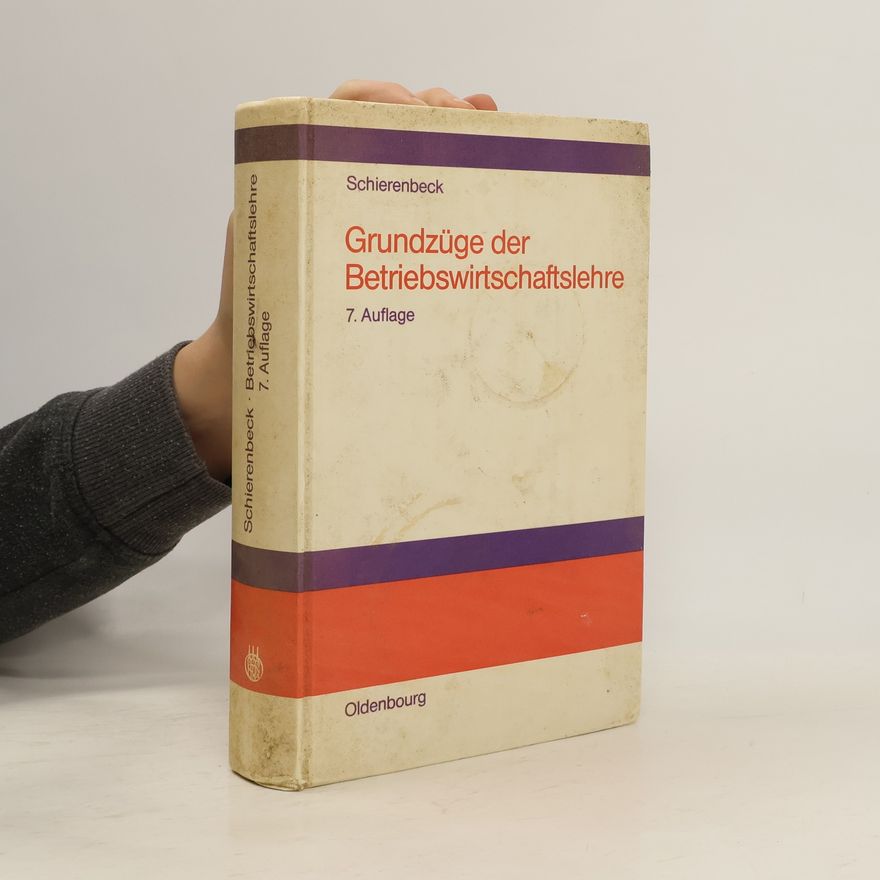 Schierenbeck Grundzüge der Betriebswirtschaftslehre