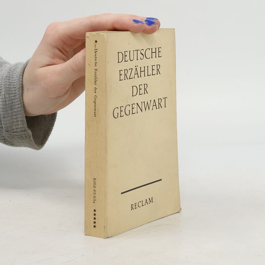 Autorenkollektiv Deutsche Erzähler der Gegenwart