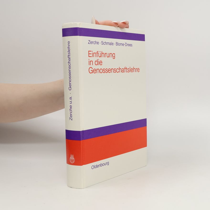 Jürgen Zerche Einführung in die Genossenschaftslehre