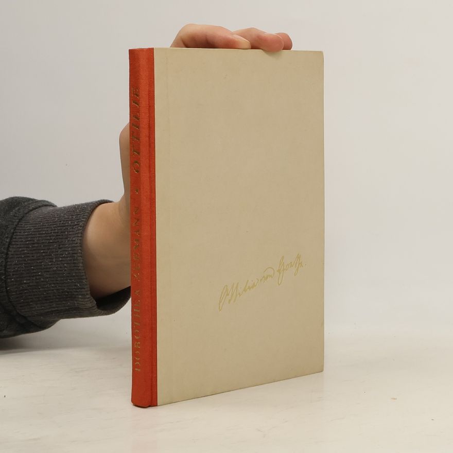 Dorothea Zeemann Ottilie Ein Schicksal um Goethe