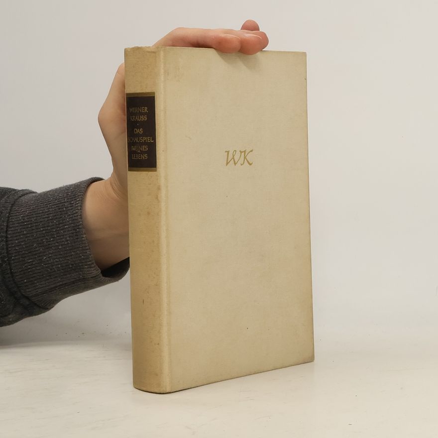 Werner Krauss Das Schauspiel meines Lebens