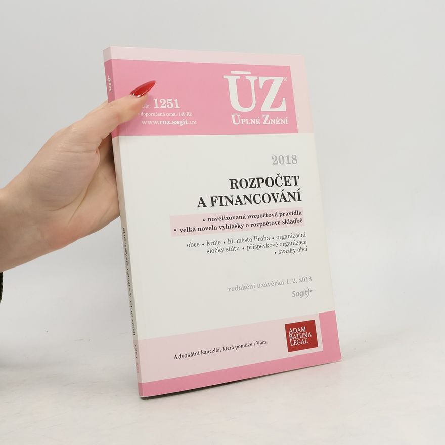 Autorenkollektiv Rozpočet a financování