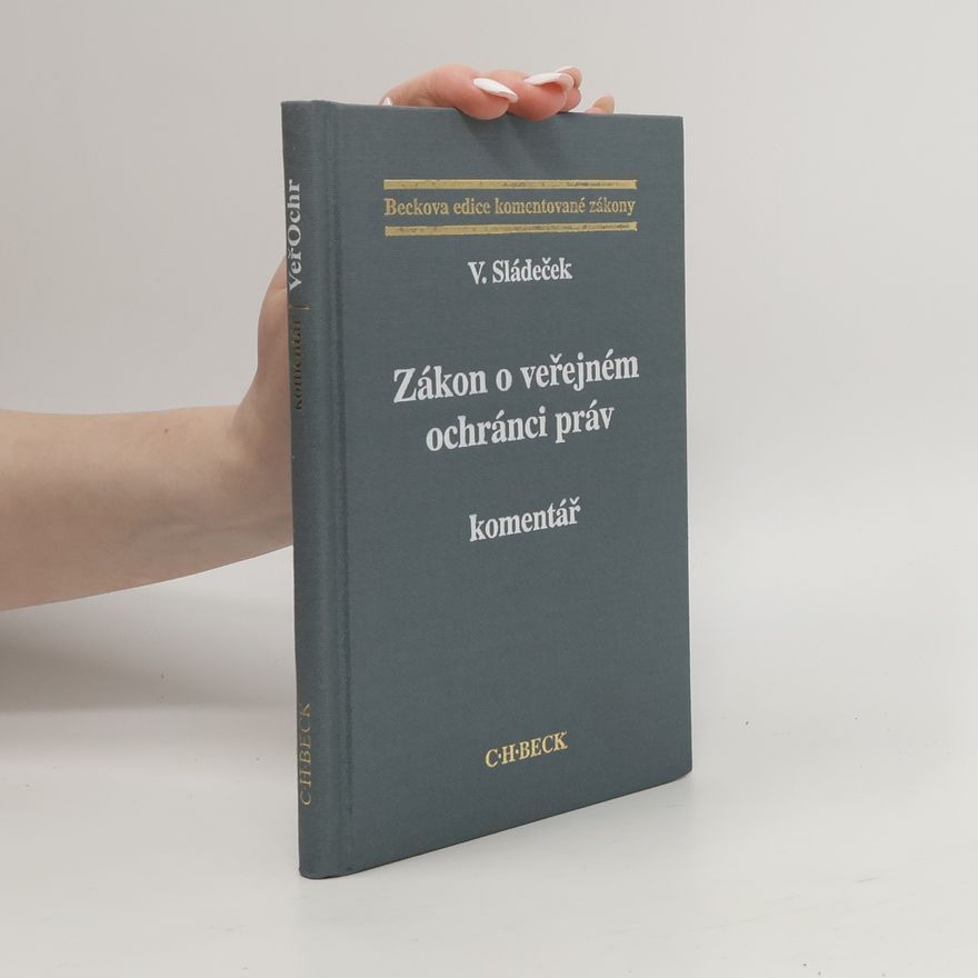 Vladimír Mikule Zákon o Veřejném ochránci práv, Komentár