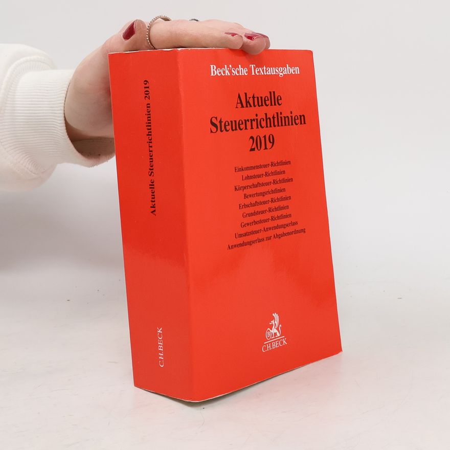 Various authors Aktuelle Steuerrichtlinien 2019 - Rechtsstand