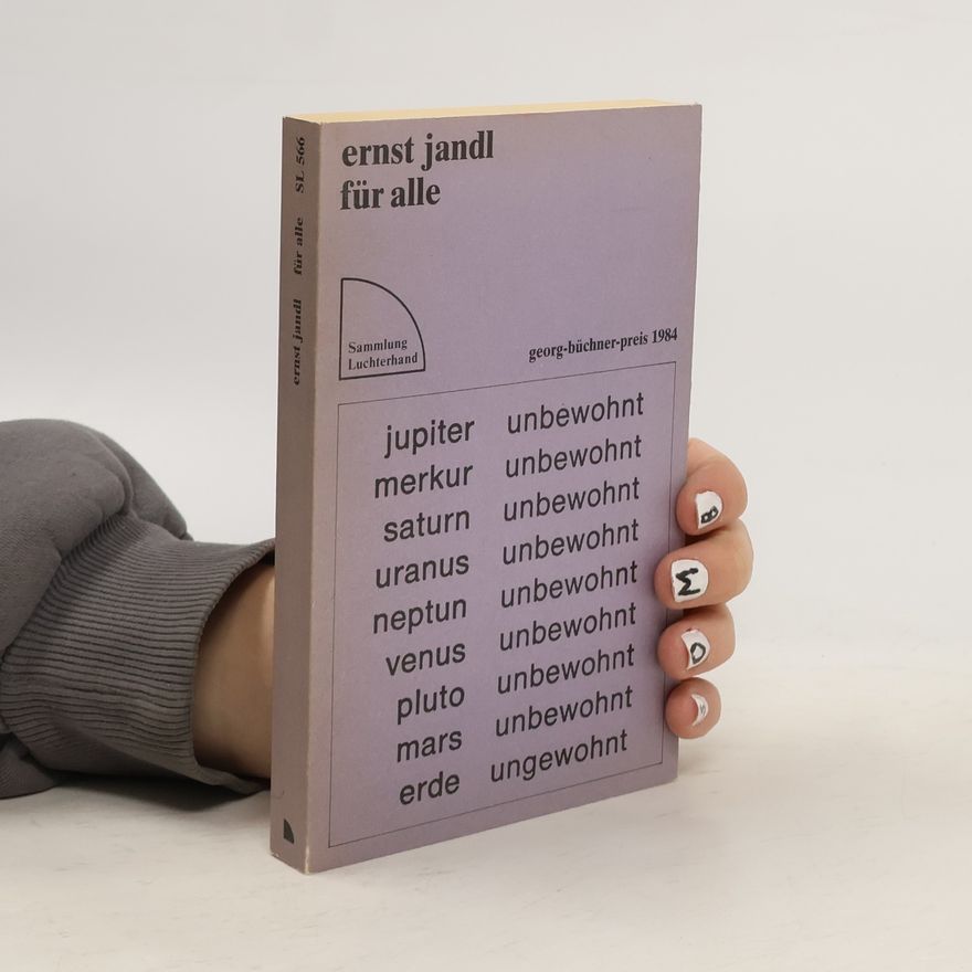 Ernst Jandl Sammlung Luchterhand - 566: Für alle