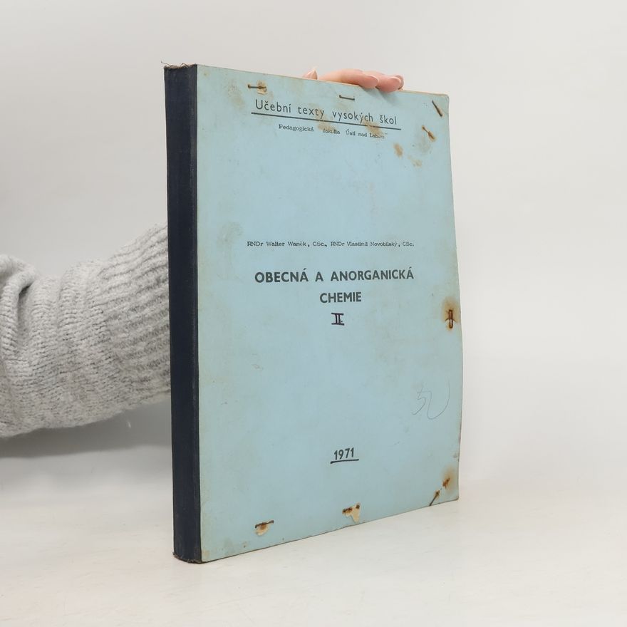 Jiří Votinský Obecná a anorganická chemie I.
