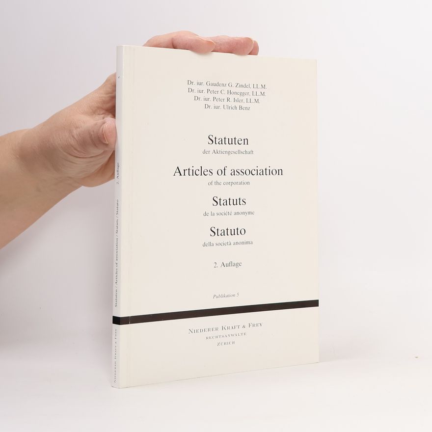 Autorenkollektiv Statuen der Aktiengesellschaft