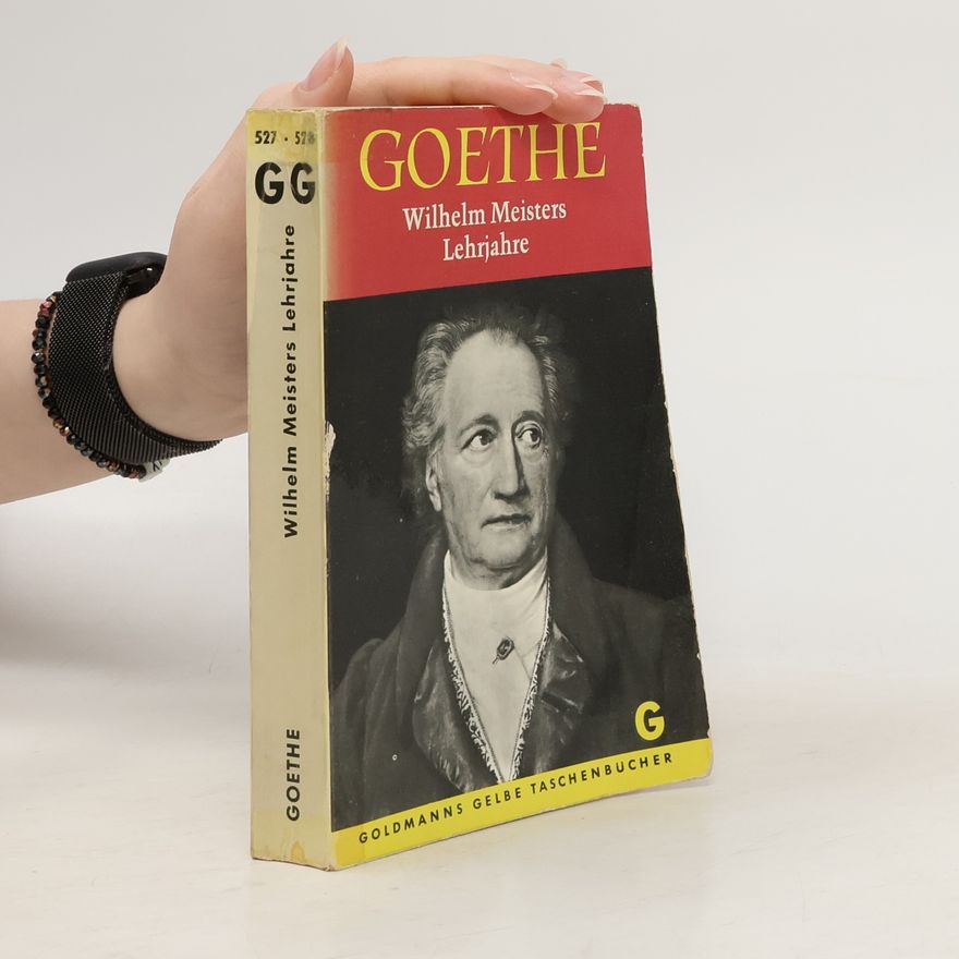 Johann Wolfgang von Goethe Wilhelm Meisters Lehrjahre