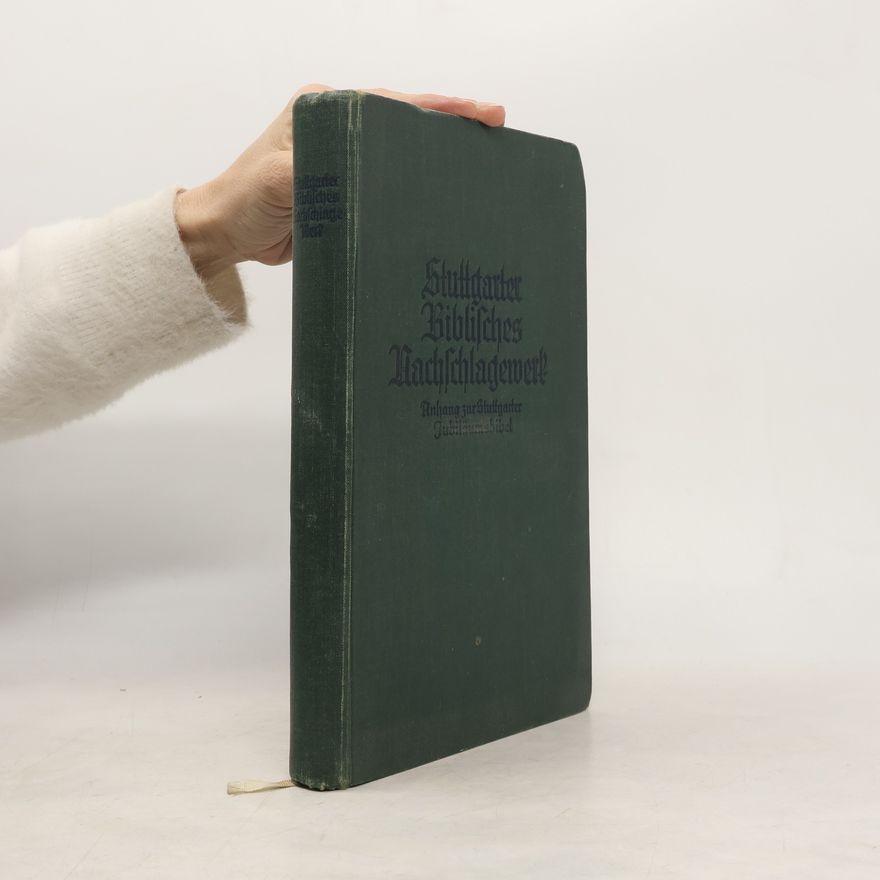 Various authors Stuttgarter Biblisches Nachschlagewerk