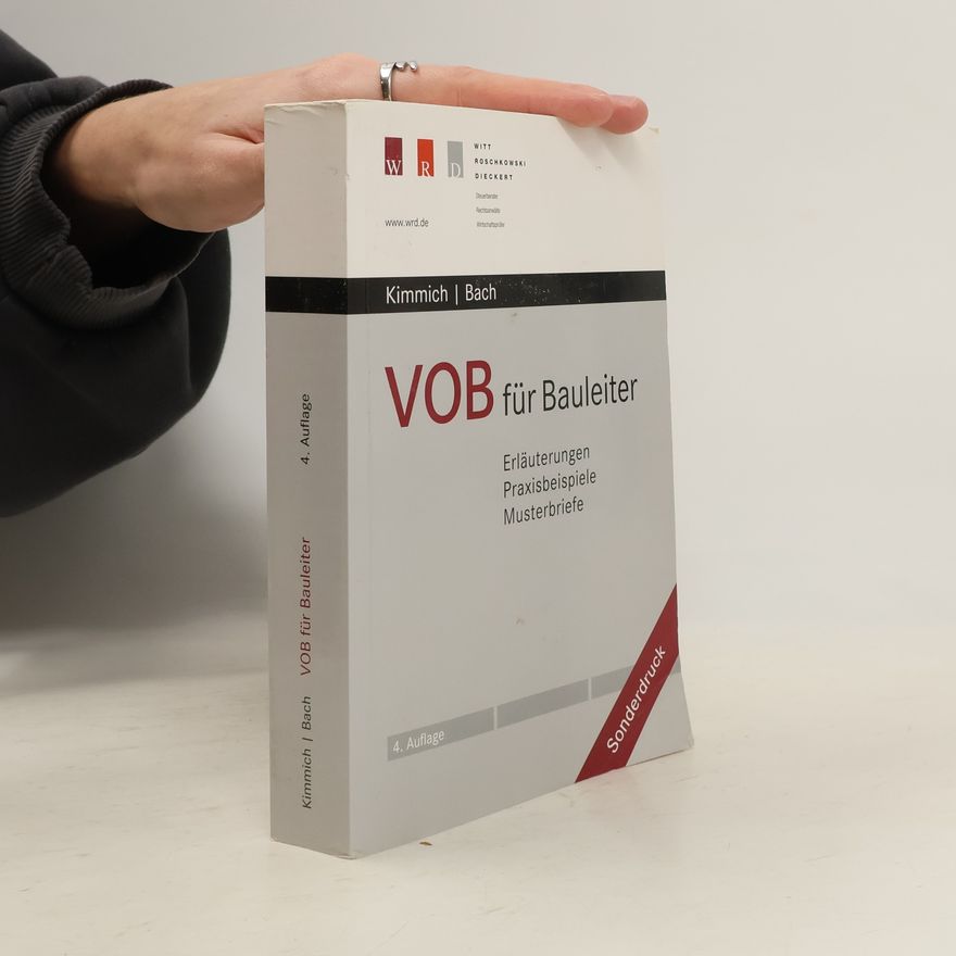 Hendrik Bach VOB für Bauleiter