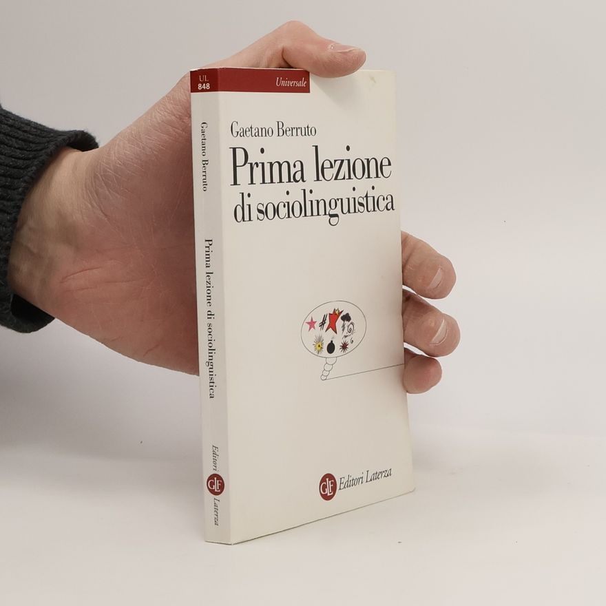 Gaetano Berruto Prima lezione di sociolinguistica