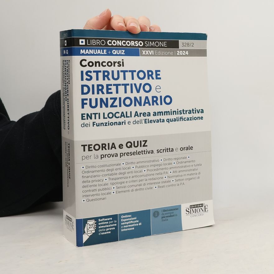 Various authors Libro Concorso Simone: Concorsi Istruttore Direttivo e Funzionario Enti Locali Area Amministrativa dei Funzionari e dell'Elevata Qualificazione