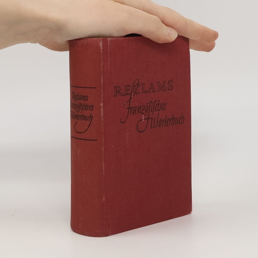 Friedrich Kohler Reclams französisches Wörterbuch