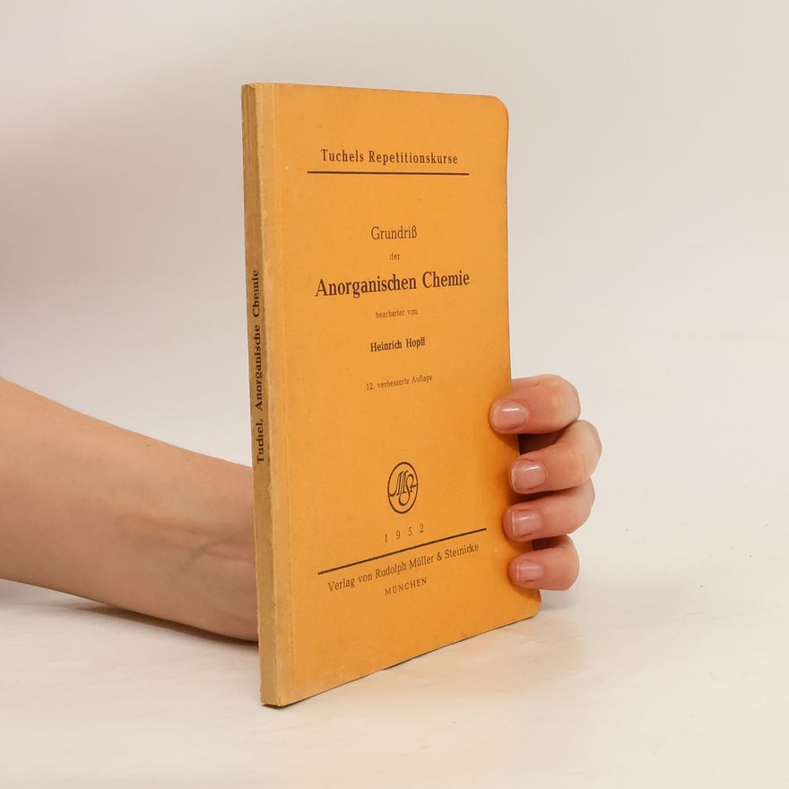 Heinrich Hopff Anorganischen Chemie