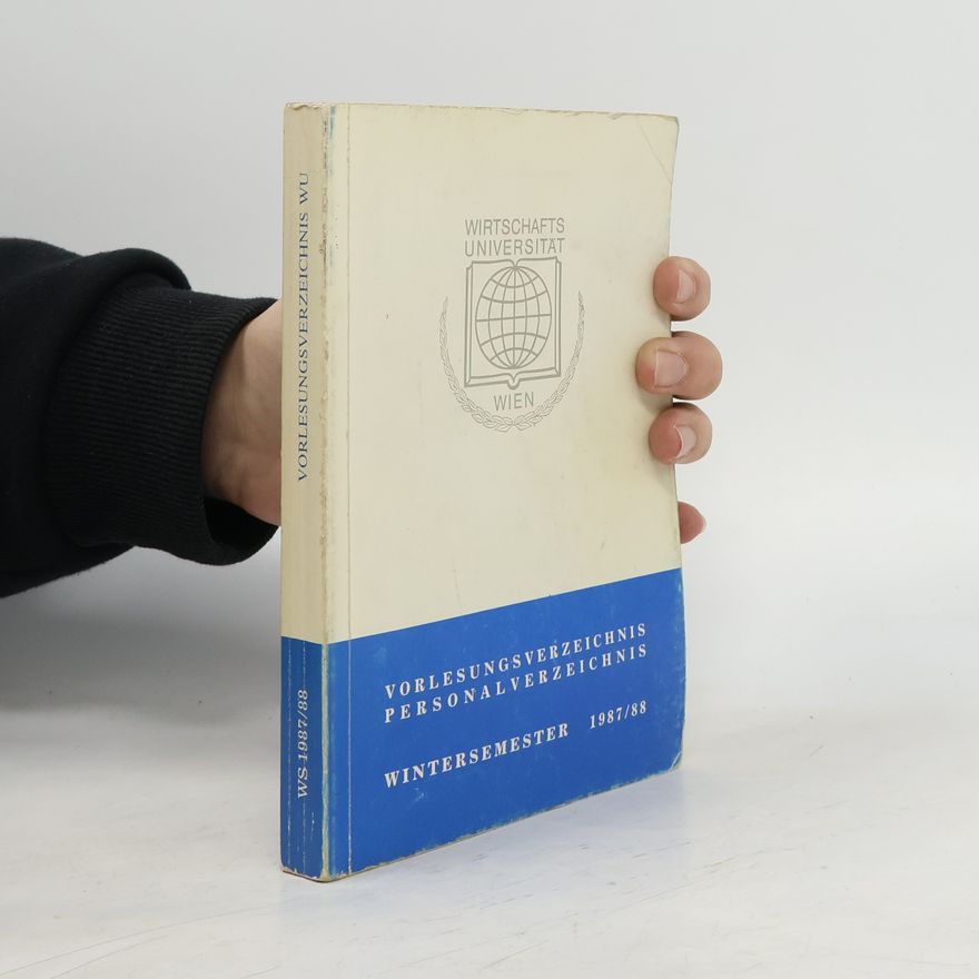 AA.VV. Vorlesungsverzeichnis Personalverzeichnis