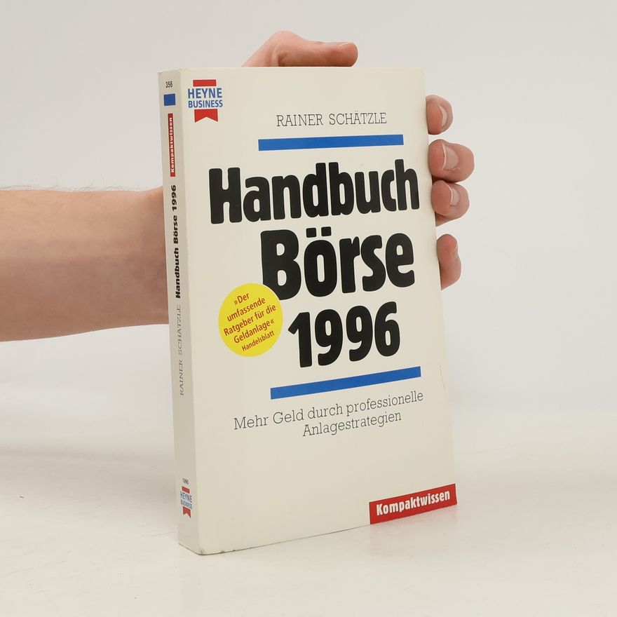 Autorenkollektiv Handbuch Börse 1996