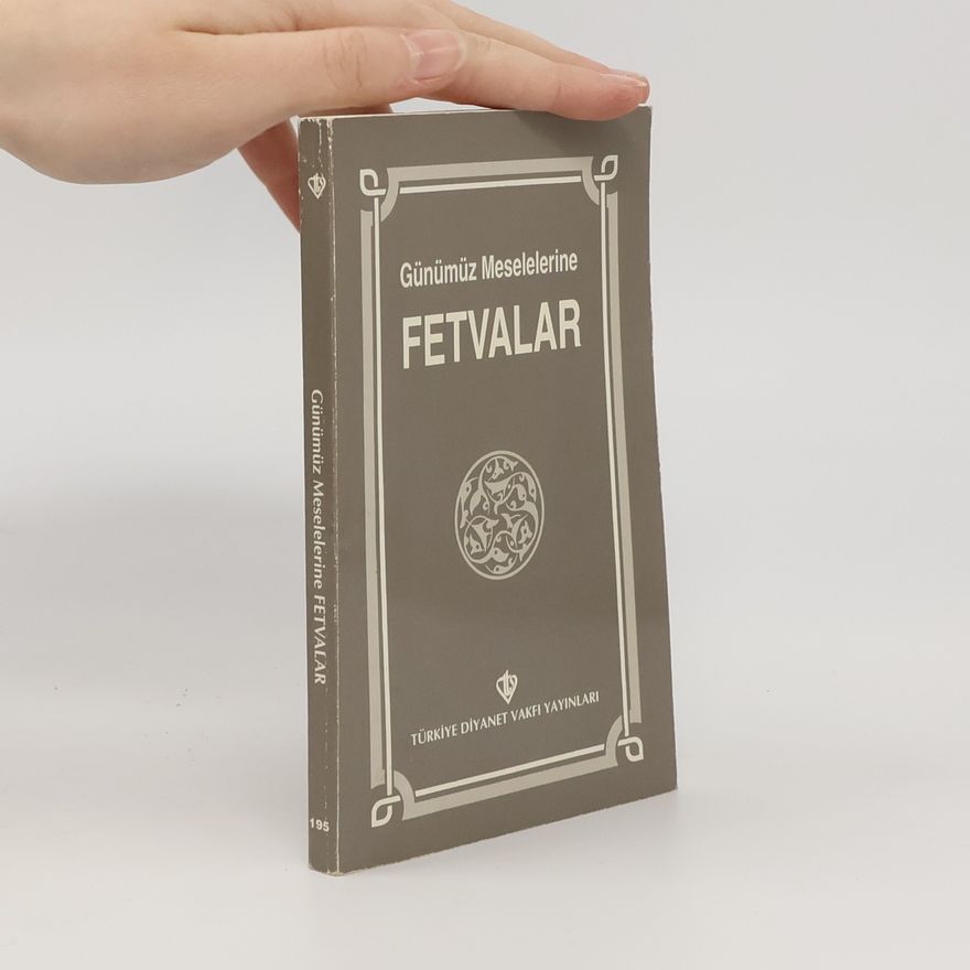 Türkiye Diyanet Vakfı Yayınları Günümüz meselelerine fetvalar