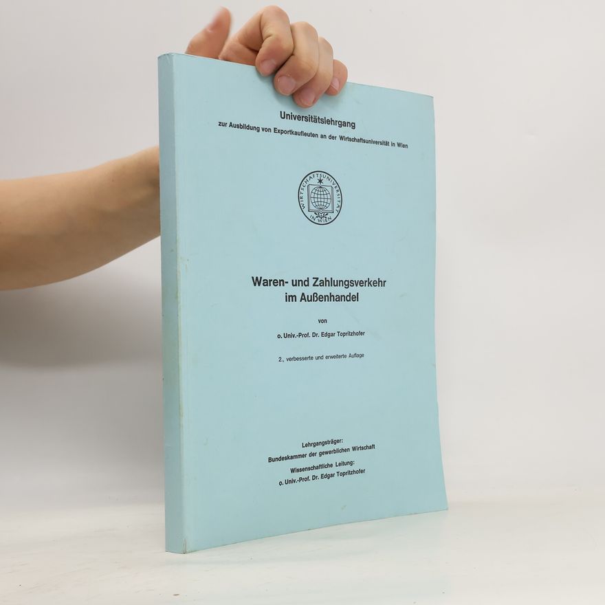 Edgar Topritzhofer Waren- und Zahlungsverkehr im Außenhandel