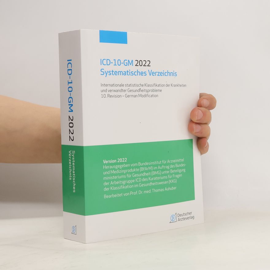 Kolektiv autorů ICD-10-GM 2022 Systematisches Verzeichnis