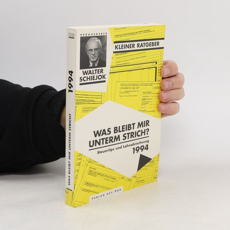 Walter Schiejok Was bleibt mir unterm Strich?