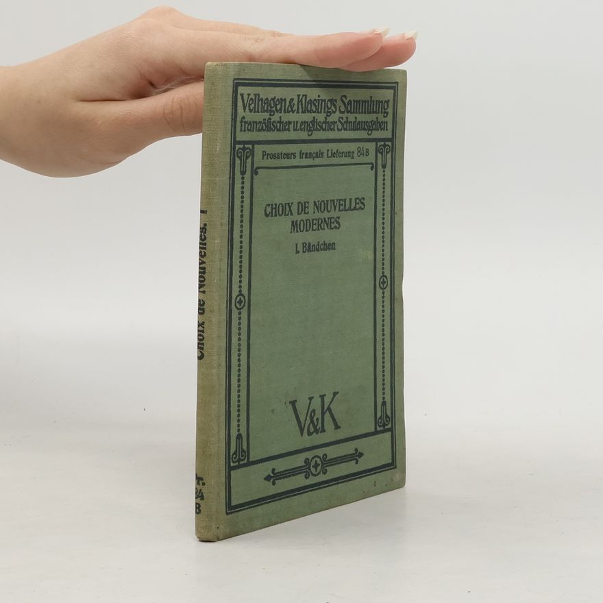 J. Wychgram Choix de Nouvelles Modernes I