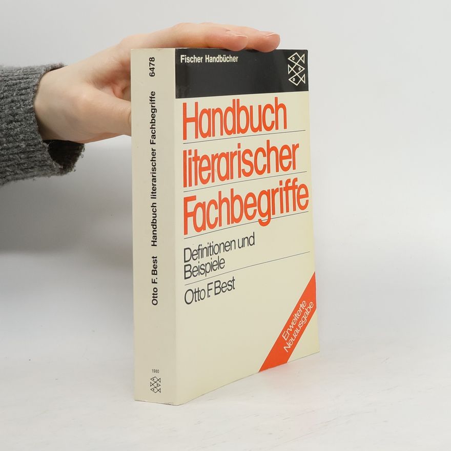 Otto Ferdinand Best Handbuch literarischer Fachbegriffe