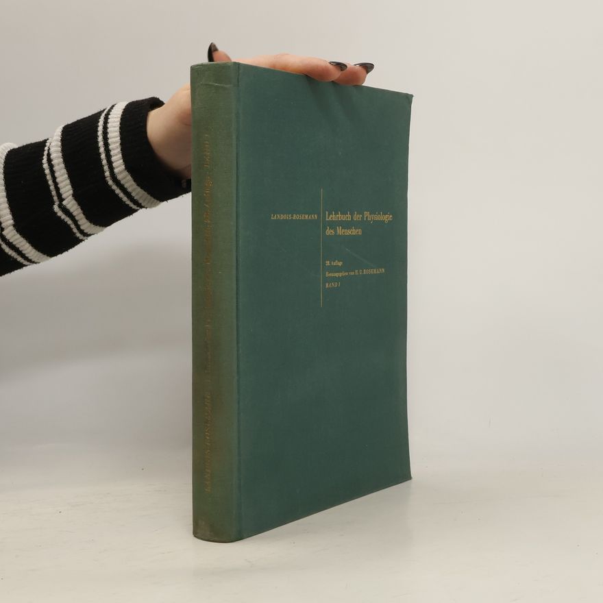 R. Rosemann Lehrbuch der Physiologie des Menschen 1