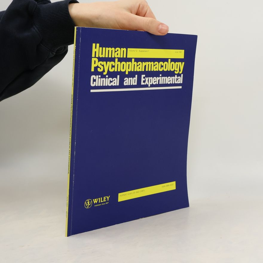 Kolektiv autorů Human Psychopharmacology
