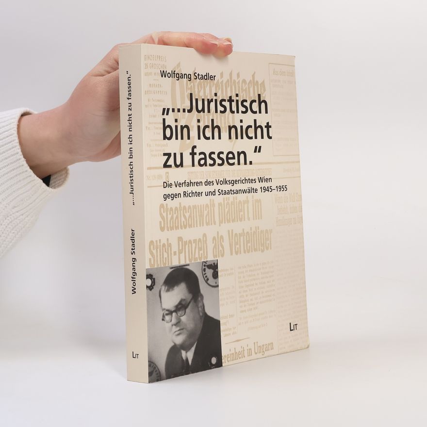 Wolfgang Stadler ... Juristisch bin ich nicht zu fassen