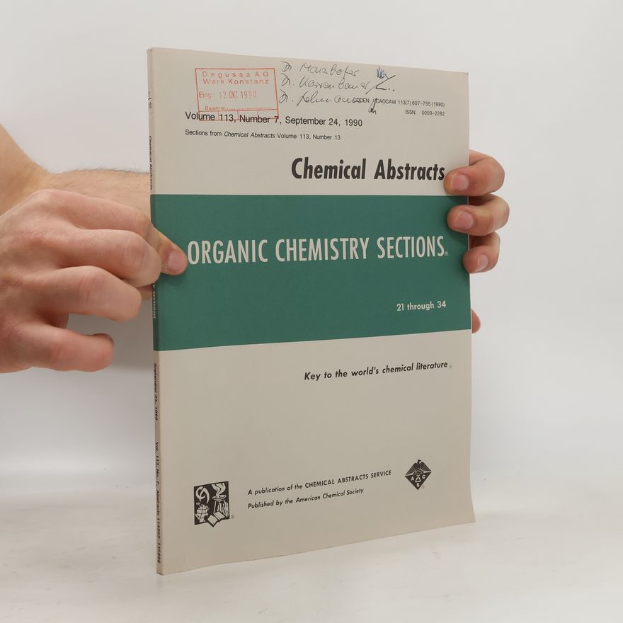 Autorenkollektiv Chemical Abstracts. Volume 113, Number 7