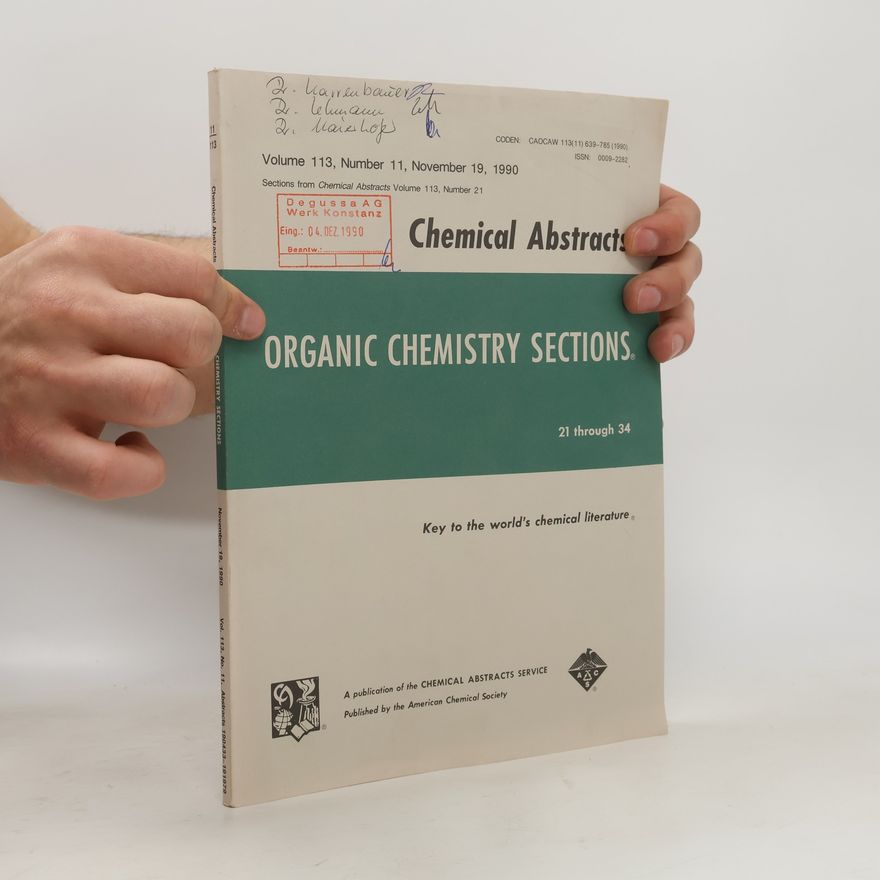 Autorenkollektiv Chemical Absztacts 11/113