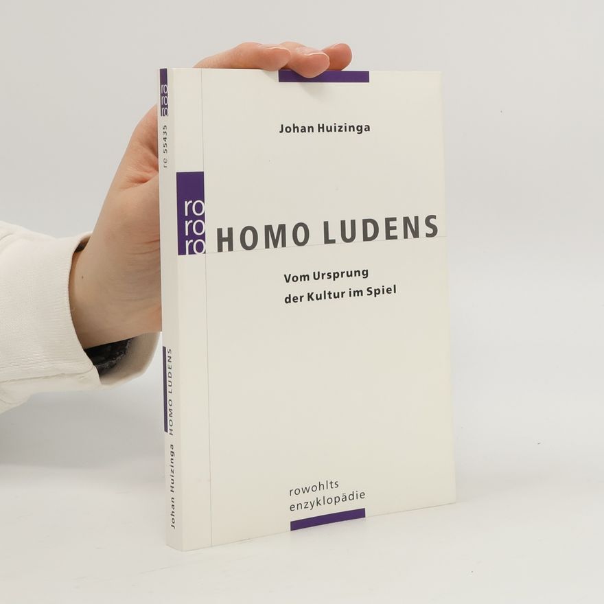 Johan Huizinga Homo ludens