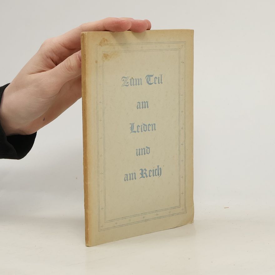 Various authors Zum Teil am Leiden und am Reich