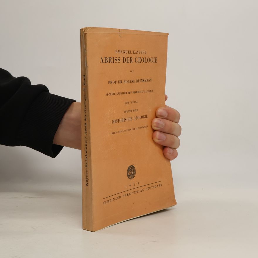 Emanuel Kayser Abriss der Geologie