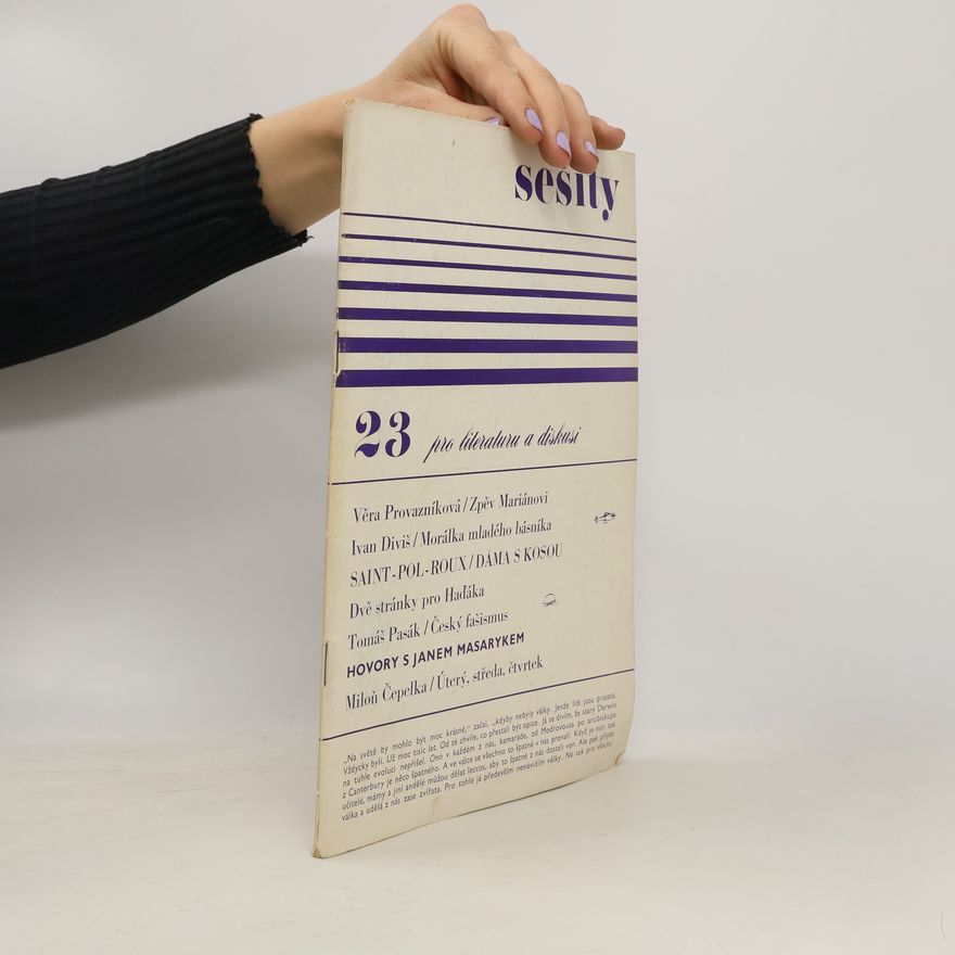 kolektiv Sešity pro literaturu a diskusi 23