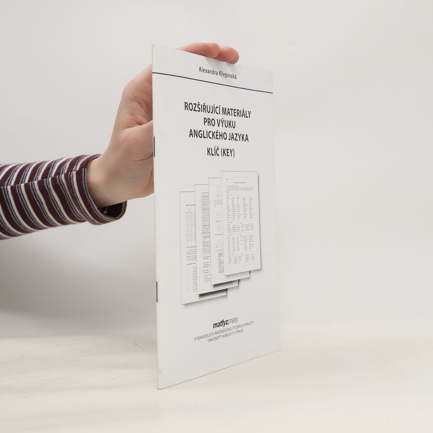 Vydavatelství MatfyzPress Rozšiřující materiály pro výuku angl. jazyka - Klíč (Key)