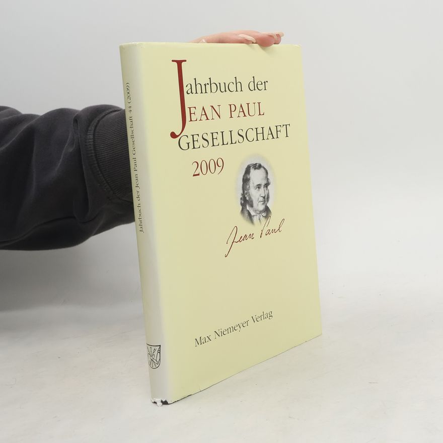 Elsbeth Dangel-Pelloquin Jahrbuch der Jean-Paul-Gesellschaft 2009