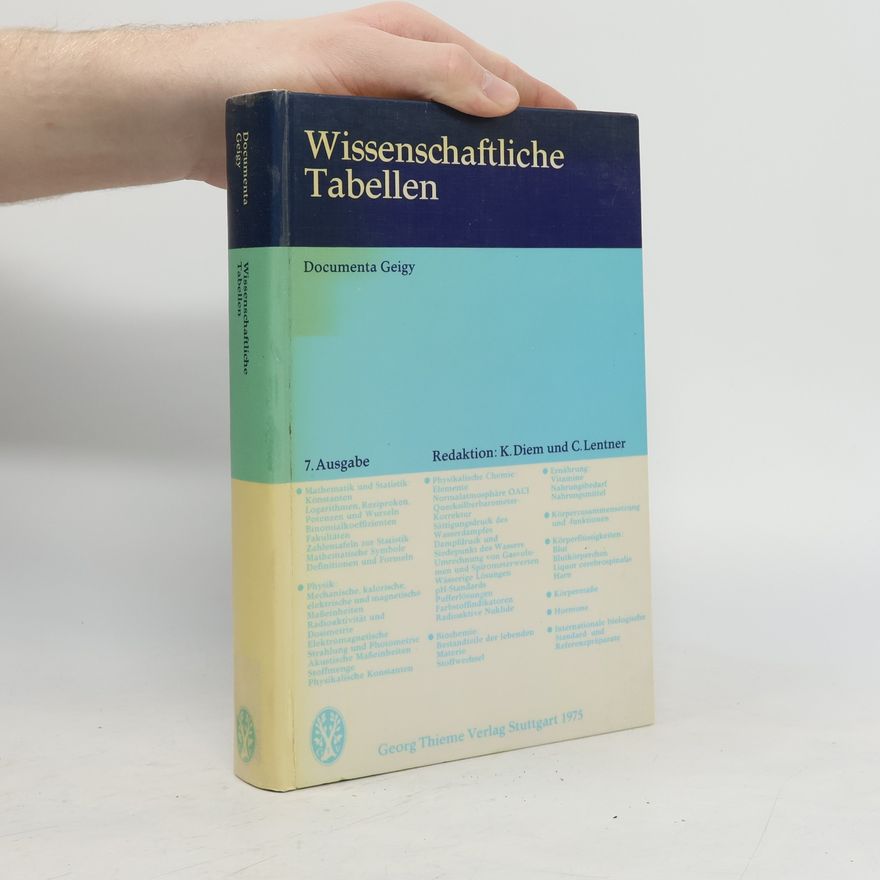 Konrad Diem Wissenschaftliche Tabellen