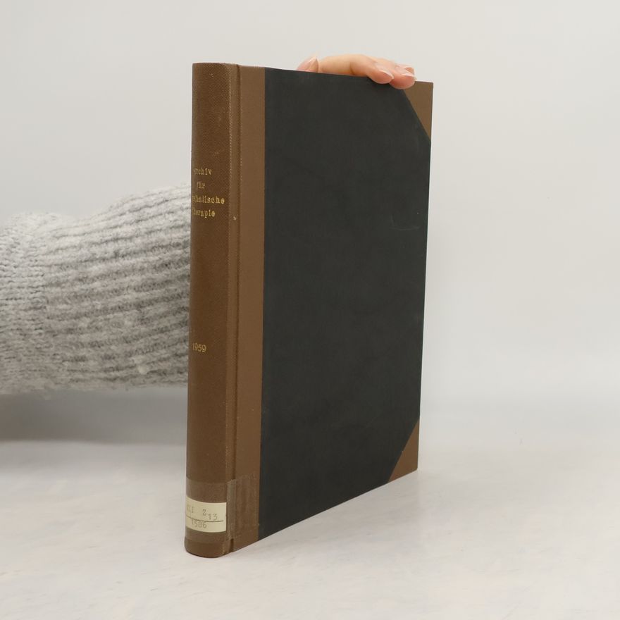 AA.VV. Archiv für physikalische Therapie