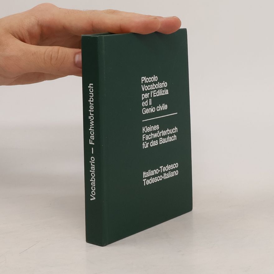 Various authors Vocabolario - Fachwörterbuch