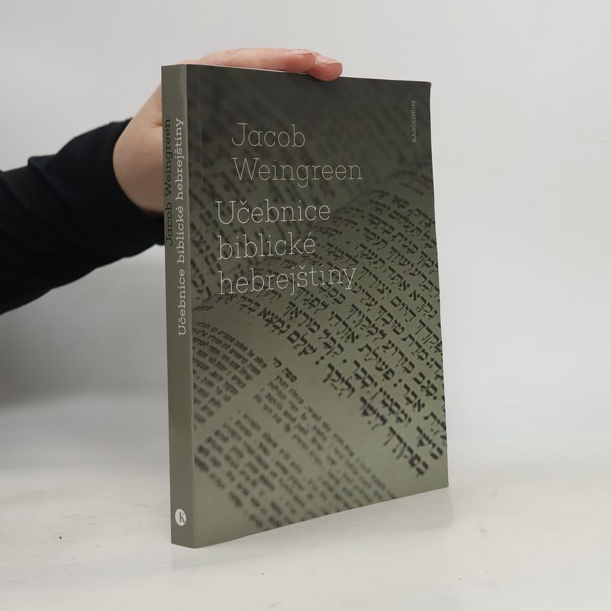 J. Jacob Weingreen Učebnice biblické hebrejštiny