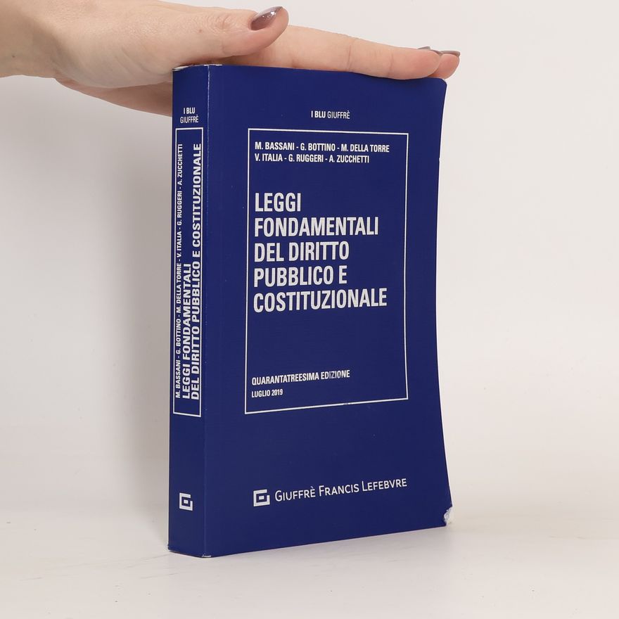 V. Italia I Blu Giuffrè: Leggi fondamentali del diritto pubblico e costituzionale
