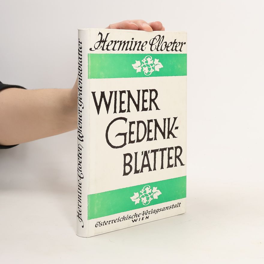 Hermine Cloeter  Wiener Gedenkblätter