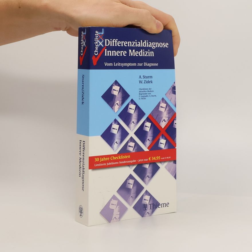 W. Zidek Checkliste XXL Differenzialdiagnose Innere Medizin - Limitierte Jubiläums-Sonderausgabe
