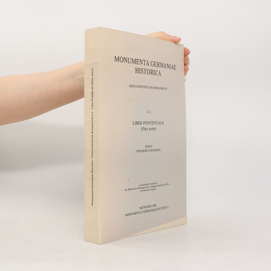 Theodor Mommsen Monumenta germaniae historica