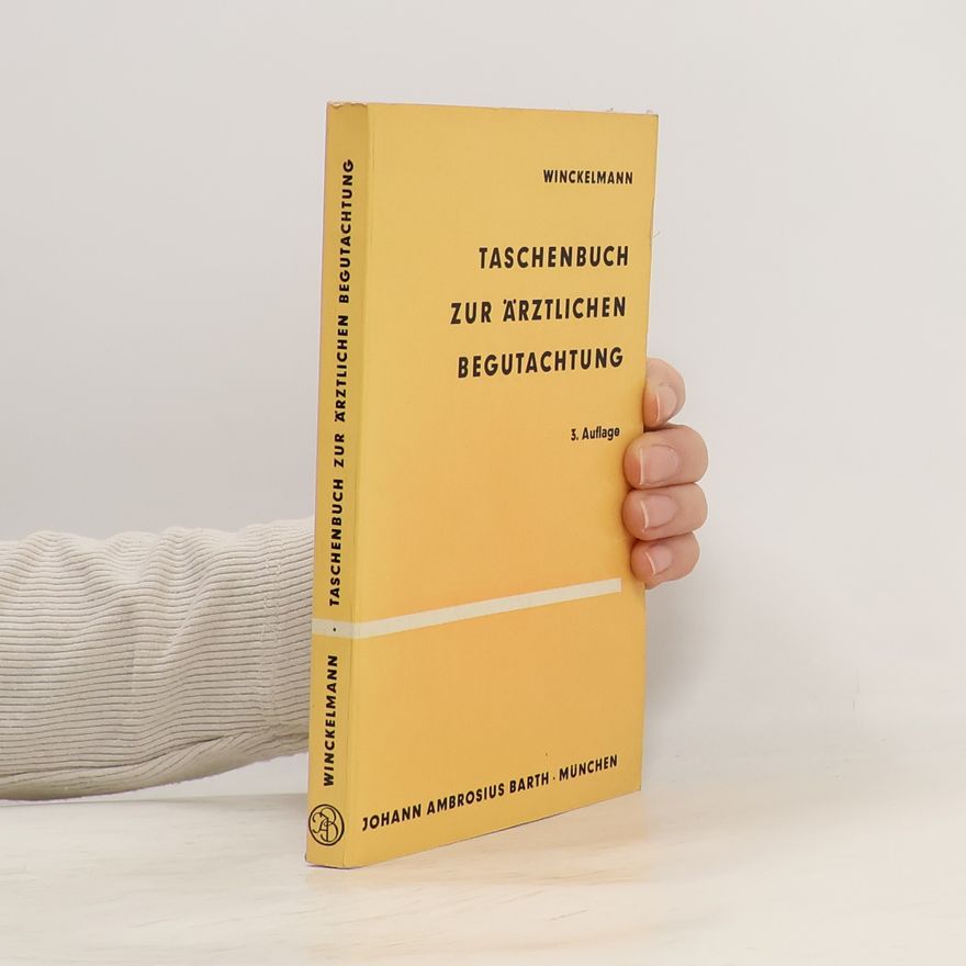 H. Winckelmann Taschenbuch Zur ärztlichen Begutachtung in der Arbeiter- und Angestelltenrentenversicherung
