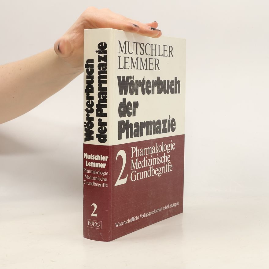 Ernst Mutschler Wörterbuch der Pharmazie 2